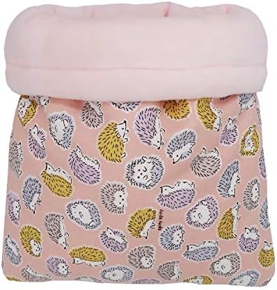 Handmade Sleeping Bag Pouch Hideout Cave for Hedgehog Guinea Pig Hamster Rat Ferret Hamster Squirrel and Other Small Animal Beds (Pink)