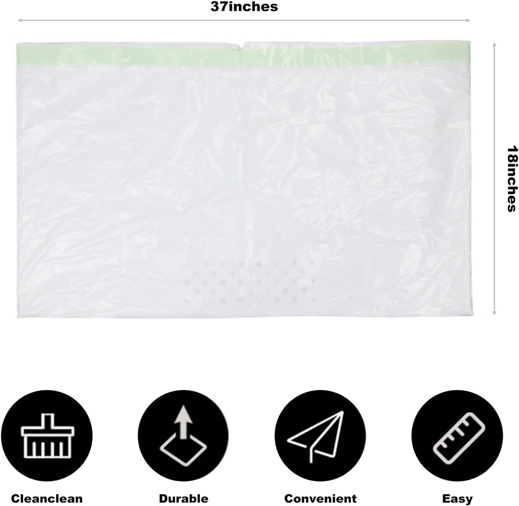 35 Count Cat Litter Box Liners, Sifting Litter Box Liners