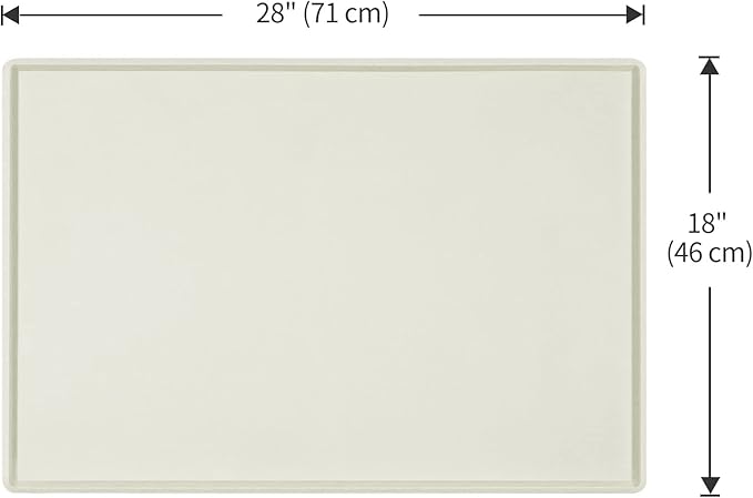 Dog Food Mat, Silicone Waterproof Food Tray, Non Slip Pet Bowl Mats Placemat - Image 5