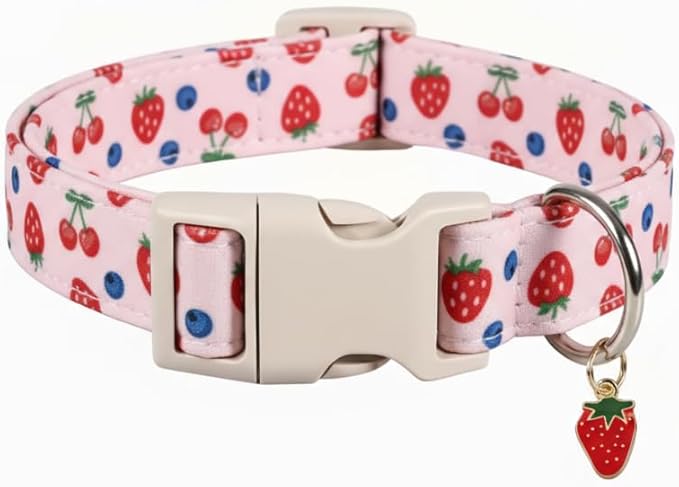 Pink Dog Collar, Female Dog Collar by Britwicfr