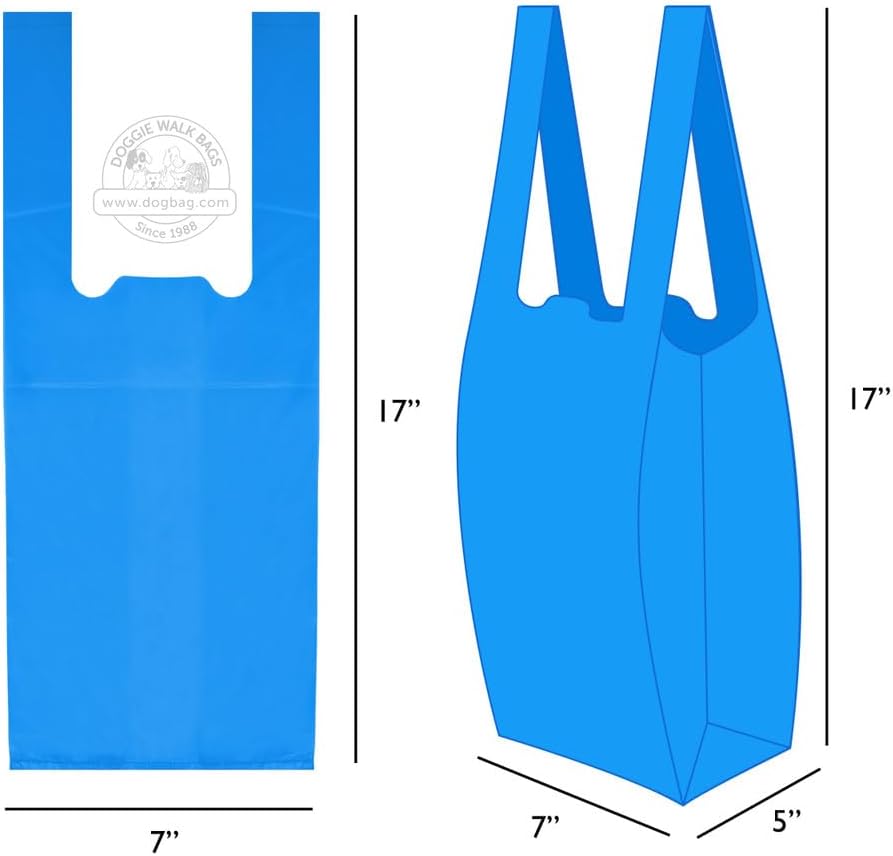 700 Tie-Handle Bags (10 packets of 70) Blue