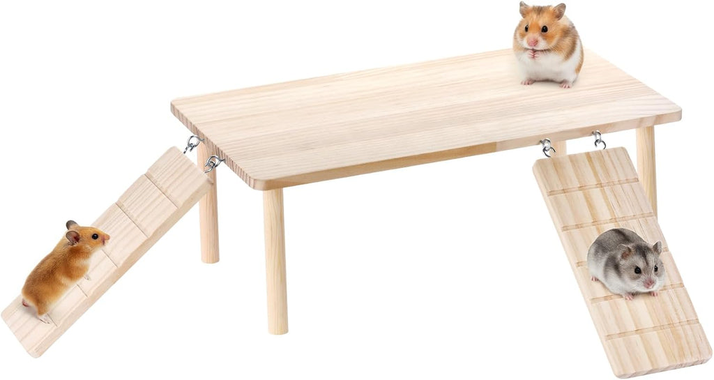 Hamster Platform 3-Piece，Hamster Cage Accessories toy Set