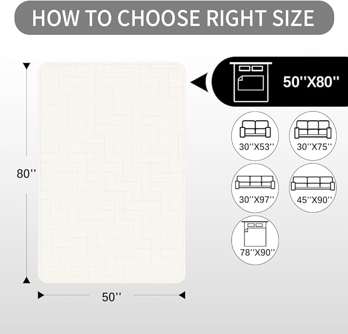 fuguitex Waterproof Dog Bed Cover Couch Cover - Image 7