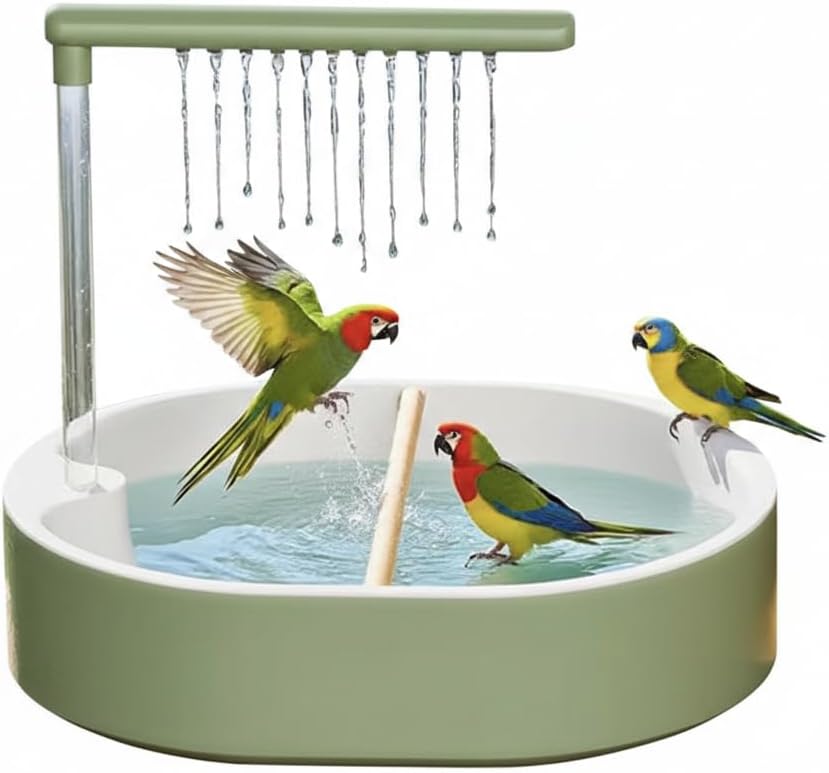 Automatic Parrot Bath Shower with Circulating Water Pump