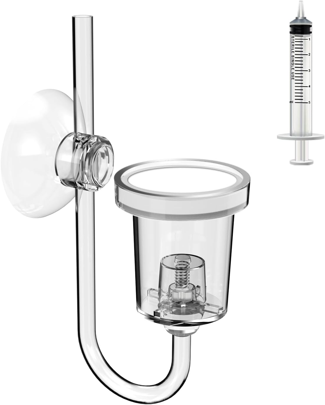 FZONE Acrylic Aquarium CO₂ Diffuser Built-in Check Valve(S-19mm)