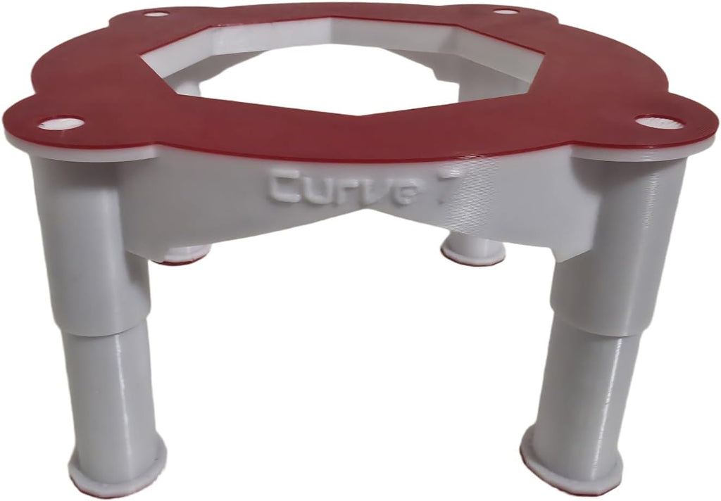 Adjustable Stand for Bubble Magus Protein Skimmers, Height 3-6cm 4-8cm 5-10cm, Custom Color Available (Curve 5/A, 4 to 8cm)