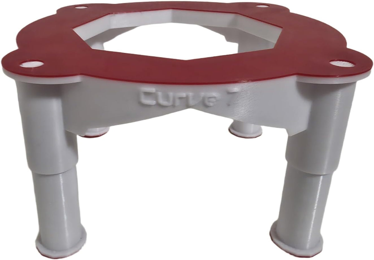 Adjustable Stand for Bubble Magus Protein Skimmers, Height 3-6cm 4-8cm 5-10cm, Custom Color Available (Curve 5/A, 4 to 8cm)