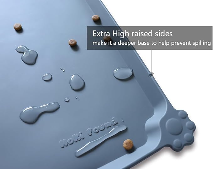 Hoki Found X-Large Silicone Non Slip Pet Dog Cat Bowl Mats - Image 2