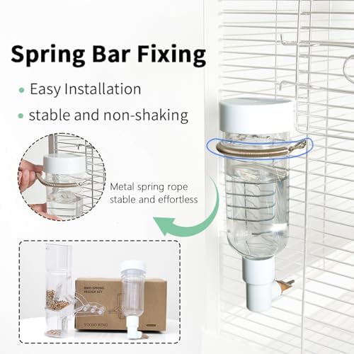 Automatic No-Mess Bird Feeder & Water Set