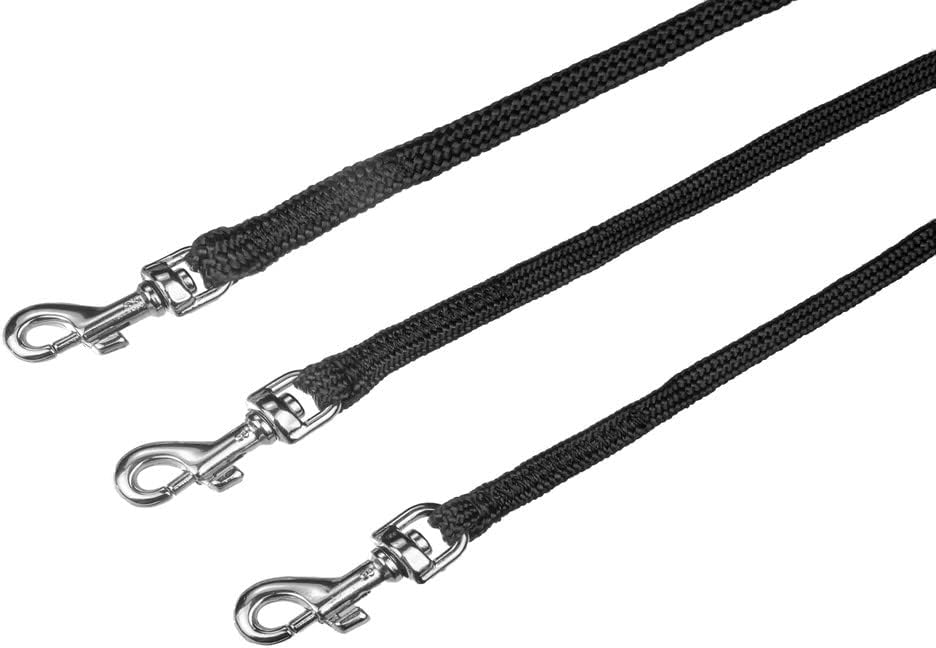 Show Snap Dog Leash – Braided Nylon Dog Training Leash with Durable Snap Clips - Suitable for Showing, Training, and Walking - Perfect for Small, Medium, and Large Pets