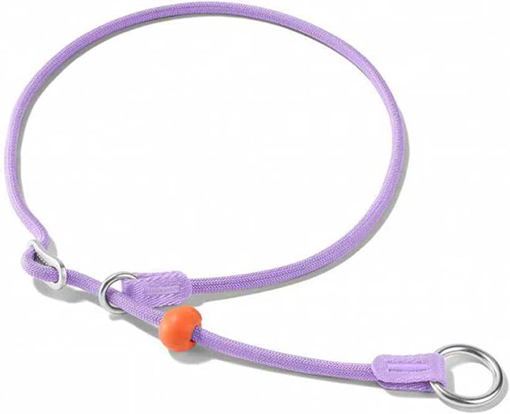 HowGo Slip Collar for Dogs,Adjustable Martingale Collar(Lavender,L)