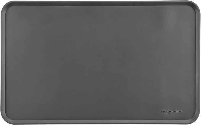 Amazon Basics Waterproof Non-Slip Silicone Pet Feeding Mat by AmazonBasics