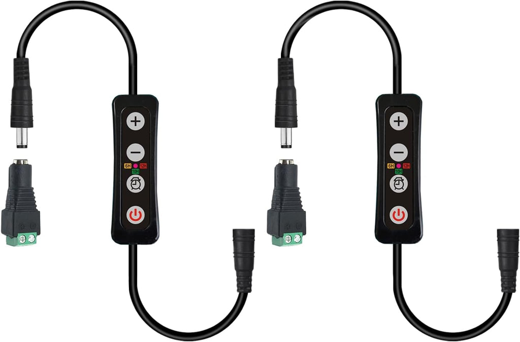 Aquarium Light Timer&Dimmer, Fish Tank Light Controller, 2 Pack