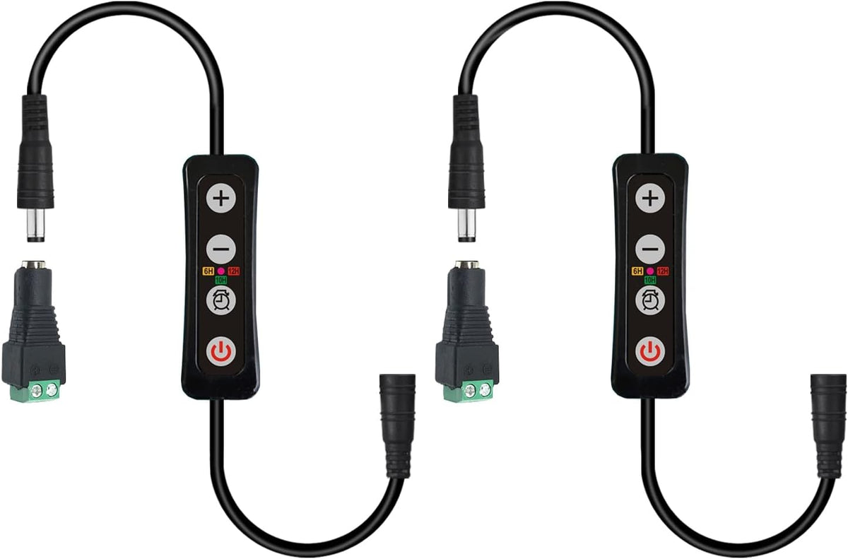Aquarium Light Timer&Dimmer, Fish Tank Light Controller, 2 Pack