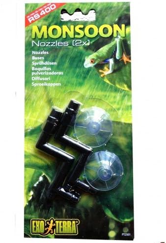 Exo Terra Nozzles Replacement for Monsoon RS400, 2-Pack