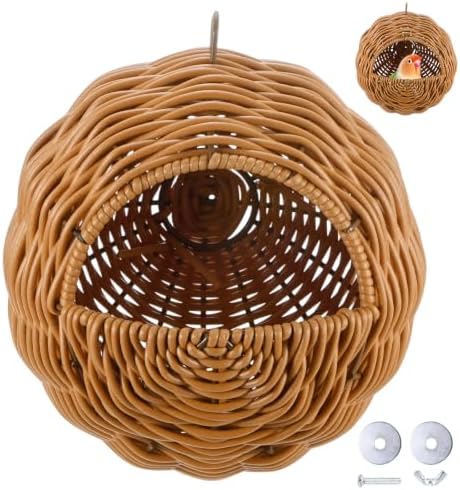 M METERXITY Simulated Rattan Hanging Bird Nest, Hanging Nest, G-Type