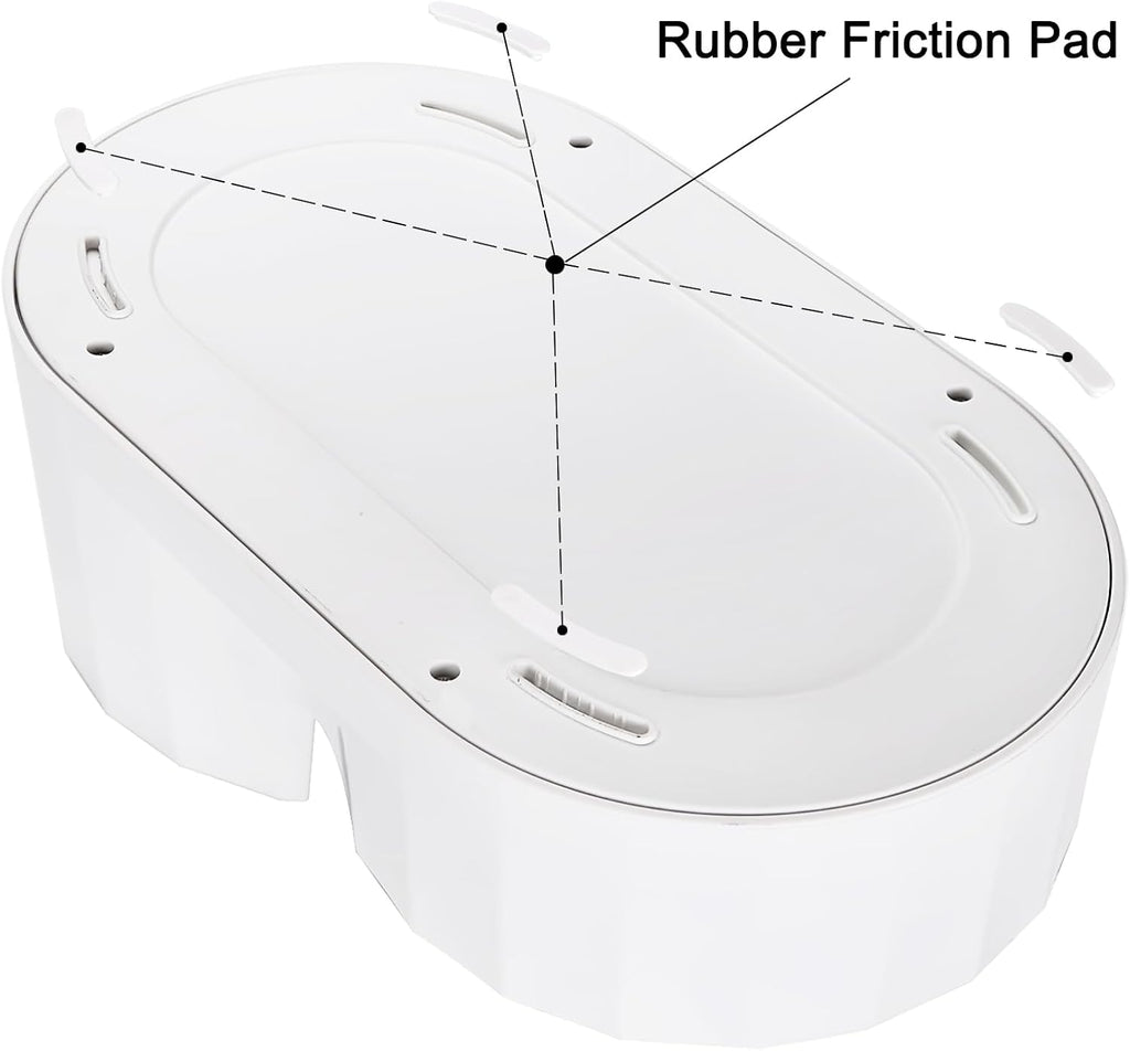 RIZZARI 4L Gravity Cat Water Dispenser: Filter-Free for Cats & Small Dogs