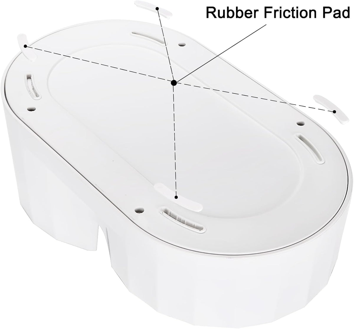 RIZZARI 4L Gravity Cat Water Dispenser: Filter-Free for Cats & Small Dogs
