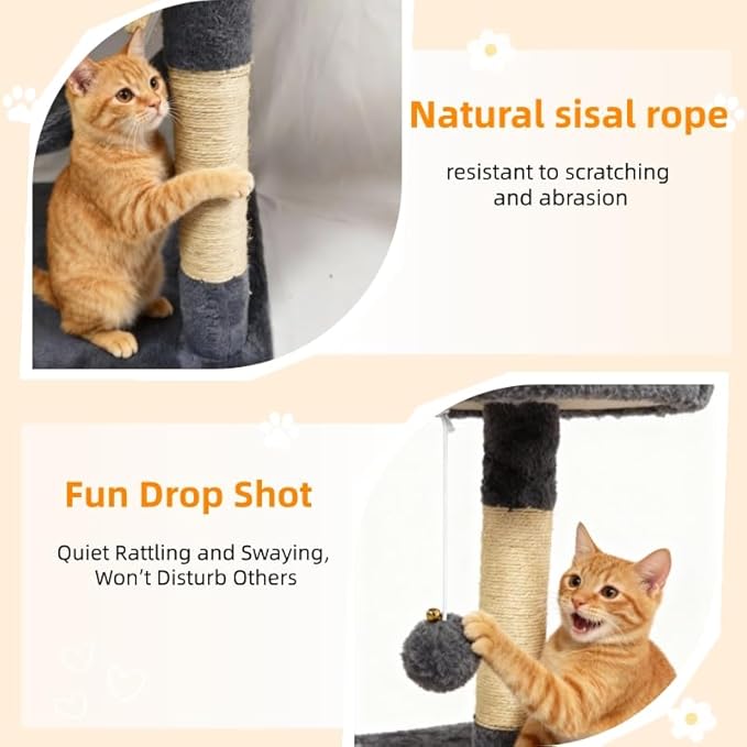 Cat Tree 60.63 inches Cat Tower - Image 3