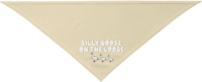 Silly Goose on The Loose Triangle Dog Bandana, Summer Bandana Funny Triangle - Image 9