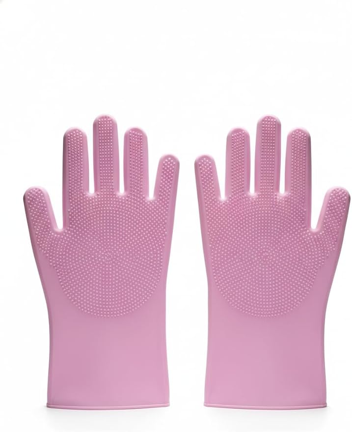 3-in-1 Stress-Free Dog Bathing Kit – Silicone Grooming Gloves, Suction Lick Mat - Image 2