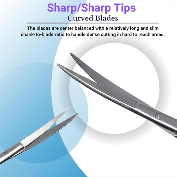 Aquarium Scissors Stainless Steel 12" Extra Long Water Grass Scissors - Image 3