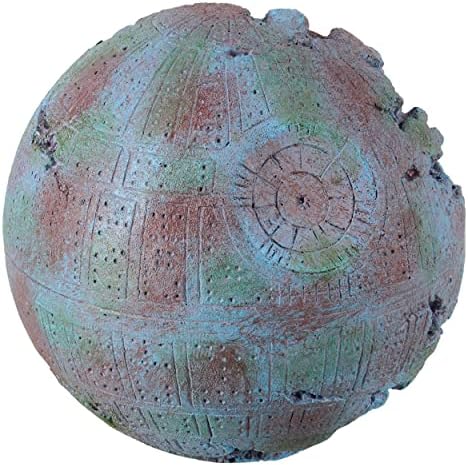 Underwater Treasures Green Space Ball Aquarium Ornament Sculpture