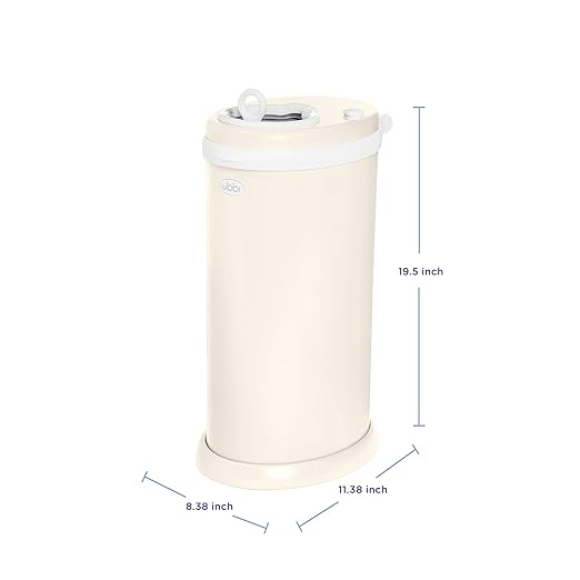 Ubbi Stainless Steel Diaper Pail, Odor Locking, No Special Bag Required - Image 2