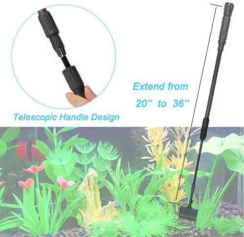 Carefree Fish 9IN1 Aquarium Cleaning Tools Long Handle Adjustable Length - Image 3
