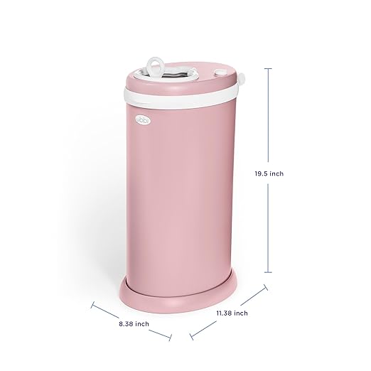 Ubbi Stainless Steel Diaper Pail, Odor Locking, No Special Bag Required - Image 2