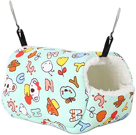 Zerodis Pet Hanging Hammock Pet Cage Cotton Hamster Bed Soft Pet Hanging Hammock for Small Pet Animals Guinea Pig Hamsters Sleeping