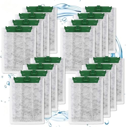 16PCS Medium Filter Cartridges Replacement for Tetra Whisper Bio-Bag Filter