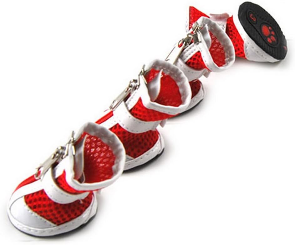 Zunea Small Dog Shoes for Hot Pavement, Breathable Mesh Summer Puppy Boots