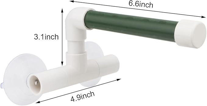 Hypeety Bird Parrot Stand Perch Shower Standing Toy Portable Suction Cup Parrot - Image 2