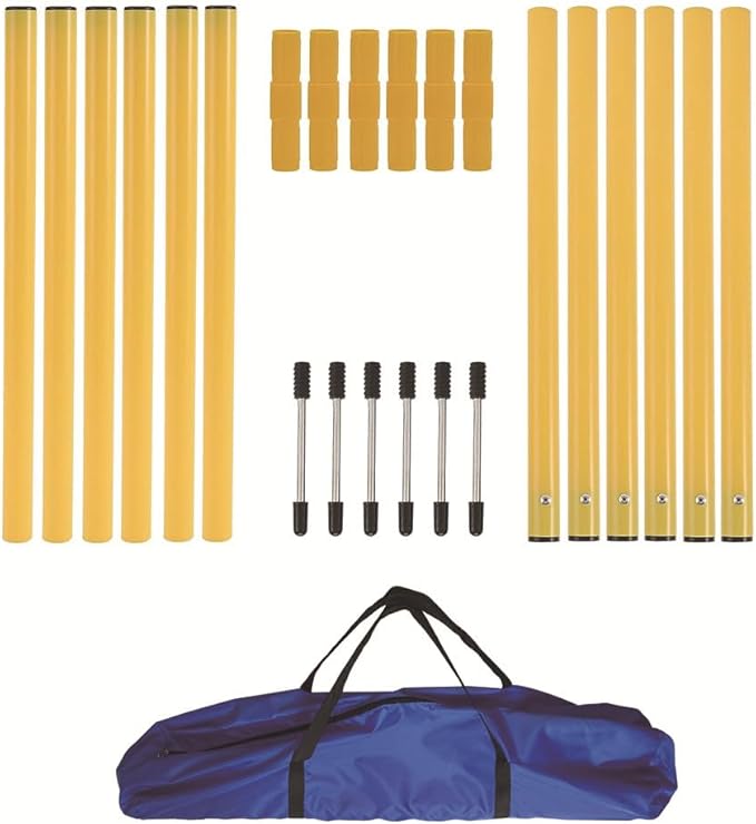 Dog Agility Equipment, Agility Poles, Dog Jumps, Outdoor Obstacle Course by Unknown