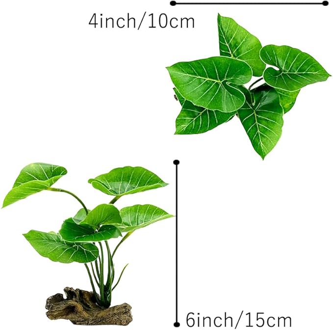 Smoothedo-Pets Fish Tank Decor Aquarium Decorations Ornaments Betta Leaf pad - Image 3