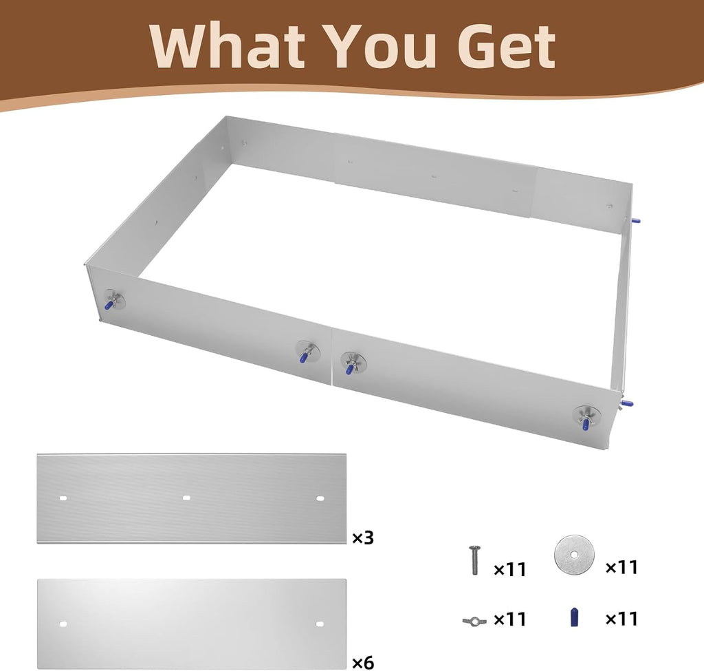 Anti-Rust Aluminum Scatter Guards for Ferret & Critter Nation Cages