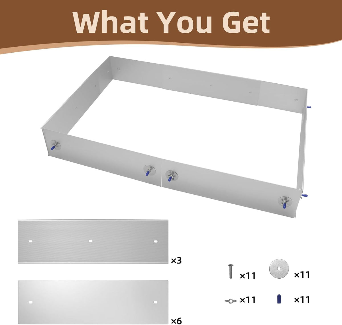 Anti-Rust Aluminum Scatter Guards for Ferret & Critter Nation Cages