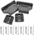 Abaodam Retractable Gate Replacement Hardware Kit Plastic Safety Fence with Perforated Accessories for Easy Installation Extendable and Pet Barrier for Staircases and Doorways