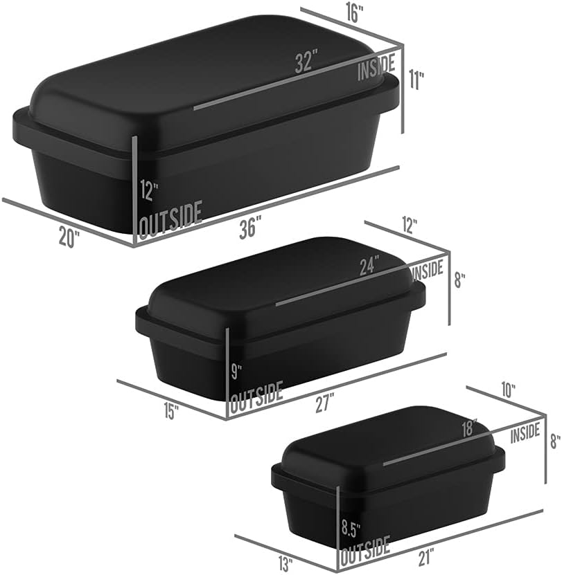 Pet Memory Shop Caring Pet Casket for Dogs & Cats – Medium, Black