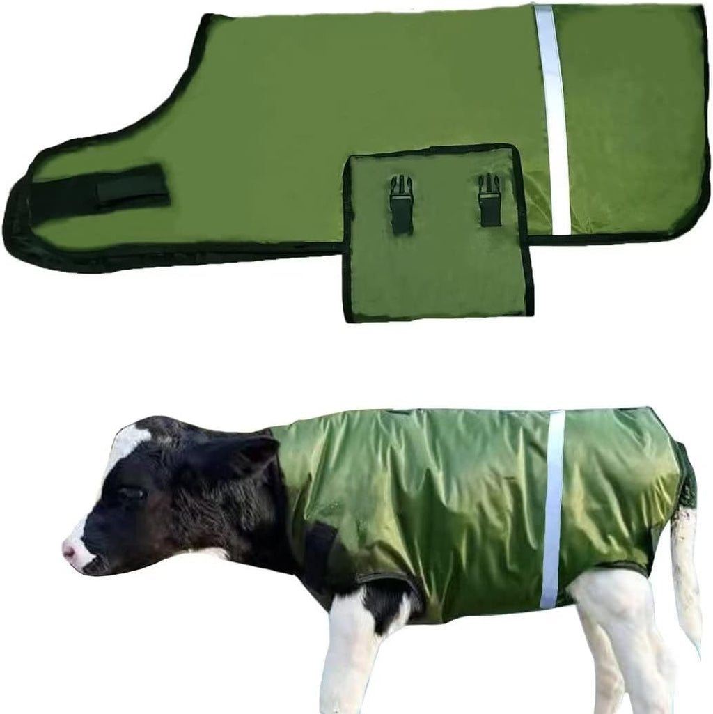 Calf Blanket Calves Warm Clothes Calf Saver Coat, Sheep Goat Blanket, for Keep Cows Goats Sheeps Warmming, Thickened Belly Protection,1PCS