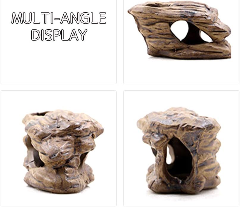 Creation Core Lizard Hideout Ceramic Branch Shape Snake Climbing Decor Reptile Habitat Decorations Aquarium Platform Hideouts Fish Shelter Hide Caves