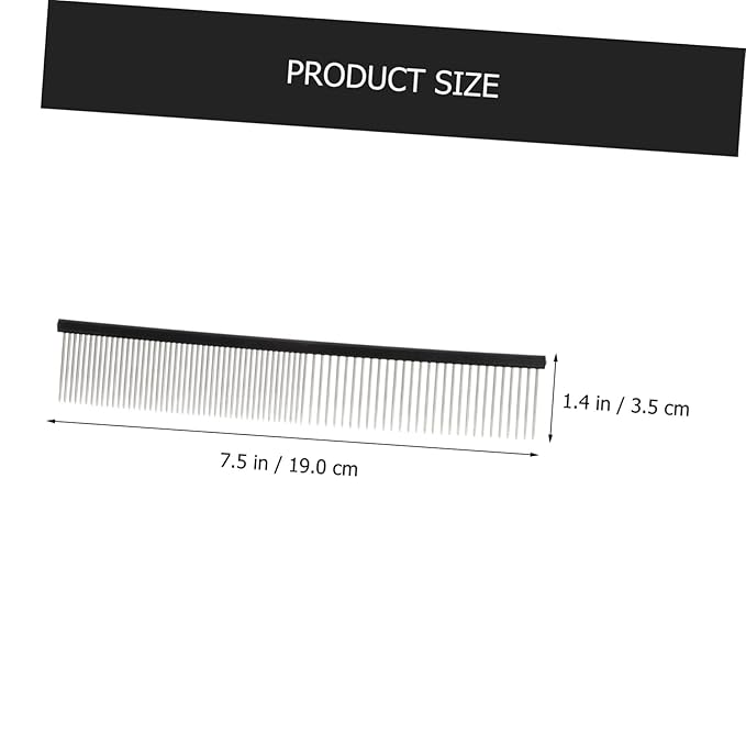 POPETPOP Portable Cat Hair Comb Wear-resistant Grooming Tool Compact Pet - Image 3