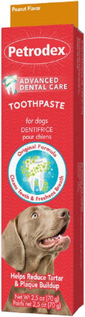 Petrodex Enzymatic Dog Toothpaste, Peanut Flavor, 2.5 Ounce (Pack of 6)
