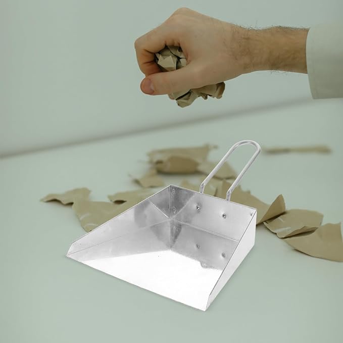 Amosfun Stainless Steel Handheld Dustpan Heavy Duty Mini Dust Pan - Image 5