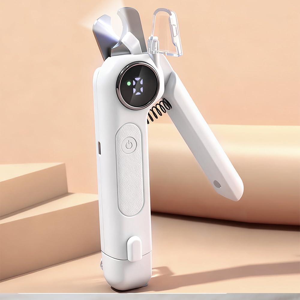 Dog Nail Grinder & Clipper - Rechargeable, Quiet