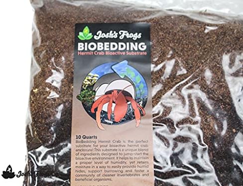 Josh's Frogs Hermit Crab BioBedding Bioactive Substrate, 10 Quart