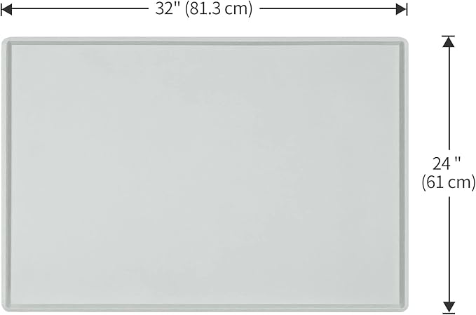 Dog Food Mat, Silicone Waterproof Food Tray, Non Slip Pet Bowl Mats Placemat - Image 5