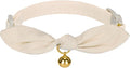 Bunny Ear Cat Collar with Bell and Bow Tie, Breakaway Cute Bowtie Kitten Collars by YUDOTE