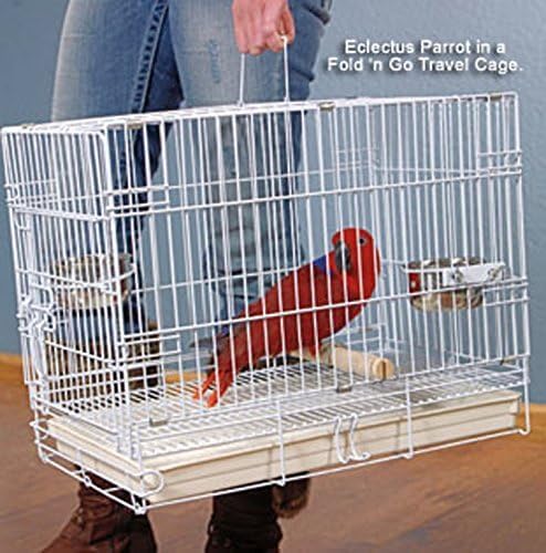 Easy Portable Metal Parrot Bird Carrier Cage